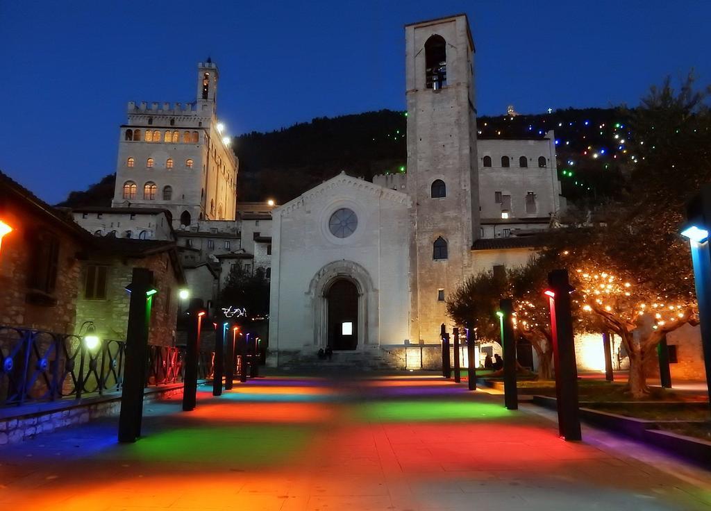 Hotel Tre Ceri Gubbio Exteriör bild